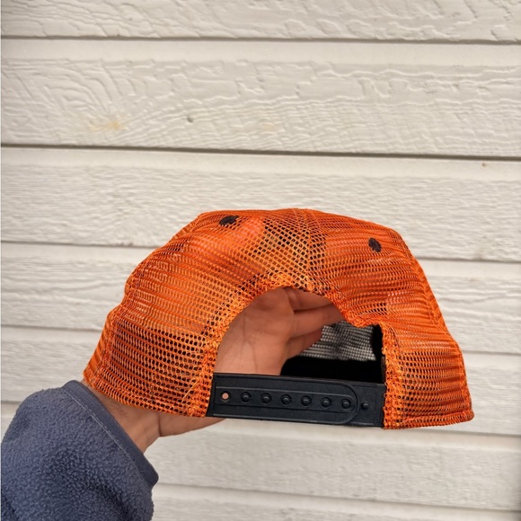 Mercury Marine Motors Hat fishnet patch snapback hat - Picture 4 of 7